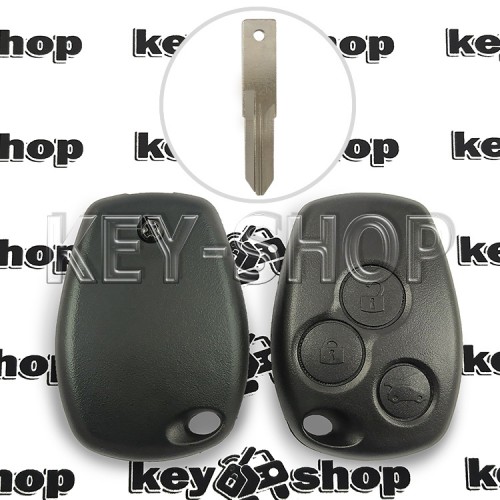 Корпус автоключа Opel (Опель) 3 кнопки, под лезвие VAC102