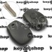 Корпус автоключа Opel (Опель) 3 кнопки, под лезвие VAC102