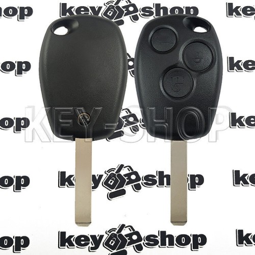 Автоключ для Opel (Опель) 3 кнопки, лезвие VA2, с чипом 4A (PCF 7961), 434 MHz