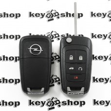 Корпус выкидного автоключа Opel (Опель) 4 кнопки + 1 кнопка