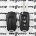 Корпус выкидного ключа для OPEL (Опель) 3 - кнопки, лезвие HU 100