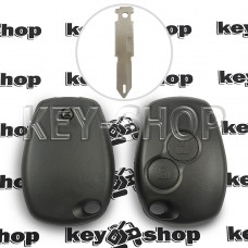 Корпус ключа Opel (Опель) 2 кнопки, под лезвие NE 73