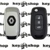    Оригинальный выкидной ключ для Renault (Рено) 3 кнопки с чипом ID4A, HITAG AES, pcf7961m / 433mhz