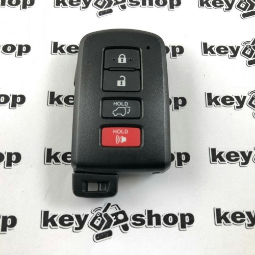 Оригинальный смарт ключ для Toyota RAV 4, Highlander (Тойота РАВ 4, Хайлендер) 3+1 кнопка с H-чип / 315MHz