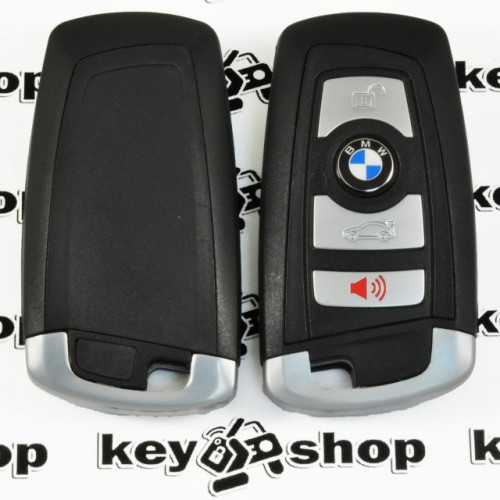 Оригинальный смарт ключ BMW (БМВ) 4 кнопки, чип ID 49 (HITAG PRO), 315 mhz
