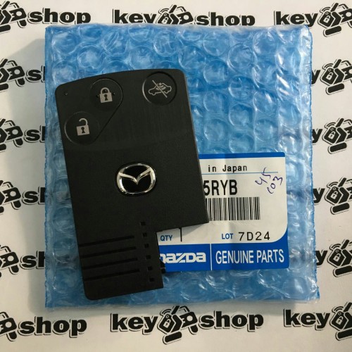    Оригинальная смарт карта для Mazda CX5, CX7, CX9 (Мазда) 3 кнопки, 433MHz