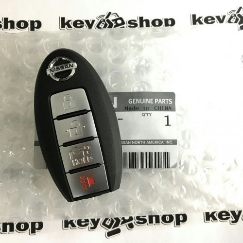 Оригинальный смарт ключ для Nissan Leaf (Ниссан Лиф) 3+1 кнопки