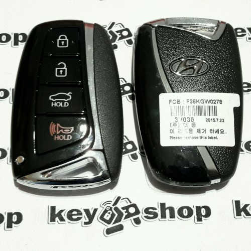 Оригинальный смарт ключ для HYUNDAI (Хундай) 3 кнопки, с чипом 8A (H chip), 433MHz