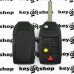 Оригинальный выкидной ключ для Volvo (Вольво) 4+1 кнопки, чип id48 / 315MHz (Новый)