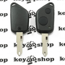 Корпус ключа для пежо (PEUGEOT) 306, 2 кнопки лезвие NE 73