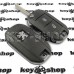 Корпус выкидного ключа для PEUGEOT (Пежо) 508, 2 - кнопки 