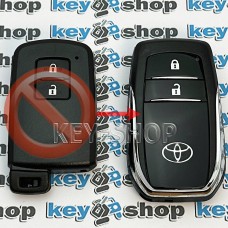 Корпус смарт ключа Toyota (Тойота) 2 кнопки (под переделку)