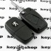  Корпус выкидного ключа для Peugeot Boxer (Пежо Боксер) - 2 кнопки, (1 глухая), крепление батареи сзади