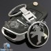 Металлический брелок для авто ключей Peugeout (Пежо)