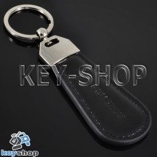 Кожаный брелок для авто ключей Пежо (Peugeot)