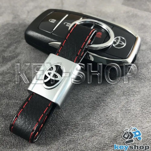   Кожаный брелок для авто ключей Toyota (Тойота)