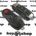 Cмарт ключ Porsche (ПОРШЕ) 3 + 1 кнопки (panic) чип ID49, (PCF7945) HITAG PRO, 315 Mhz