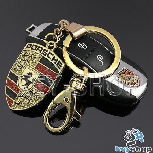 Металлический брелок для авто ключей PORSCHE (Порше)