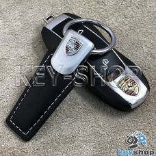 Кожаный брелок для авто ключей Порше (Porsche)