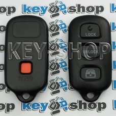 Корпус пульта для Toyota (Тойота), 3 + 1 кнопки 