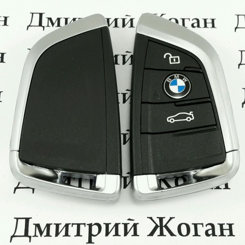  Оригинальный смарт ключ BMW (БМВ) 3 кнопки, ID 49 Philips (PCF7953) / 434 MHz