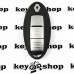 Оригинальный смарт ключ для RENAULT Kadjar (Рено Каджар) 2 - кнопки с чипом ID 46, PCF 7952 / 434 MHZ
