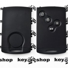 Смарт карта для RENAULT Megane (Рено Меган) 4 -кнопки с чипом PCF 7952 (Keyless-go), 433 MHZ