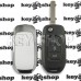   Выкидной ключ для Renault (Рено) 3 кнопки, лезвие VA2, с чипом ID4A / 433Mhz