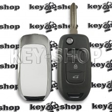 Выкидной ключ для Renault (Рено) 3 кнопки, лезвие HU 179 FH, с чипом ID4A / 433Mhz