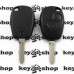  Корпус автоключа для RENAULT (рено) 2 кнопки, лезвие HU 179 FH