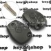          Корпус автоключа RENAULT (рено) 3 кнопки, под лезвие VAC102