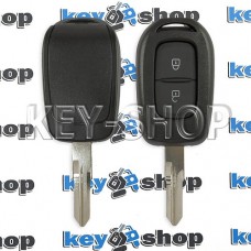            Ключ RENAULT (корпус Рено) - 2 кнопки, без логотипа, лезвие VAC102 (съемное)