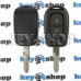            Ключ RENAULT (корпус Рено) - 2 кнопки, без логотипа, лезвие VAC102 (съемное)
