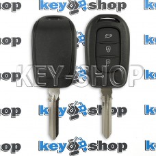         Ключ RENAULT (корпус Рено) - 3 кнопки, после 2012 года, без логотипа, лезвие HU 179 FH (съемное)
