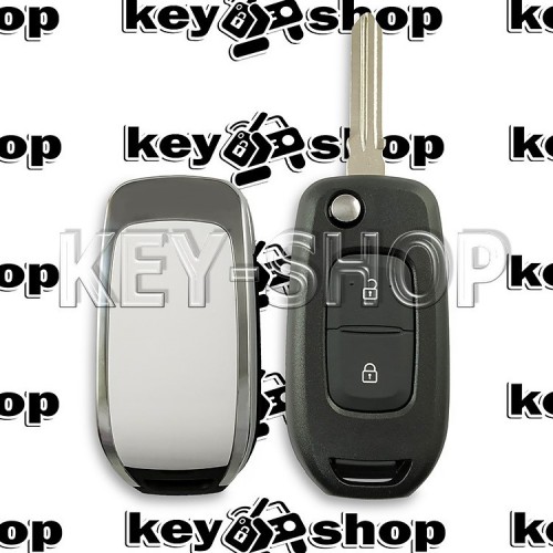 Корпус выкидного ключа RENAULT (Рено) 2 кнопки, лезвие HU179FH