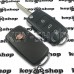 Корпус выкидного ключа Seat (сеат) 3 кнопки, лезвие HU66, после 2010 года