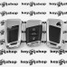 Чехол (серебристый, металлический с кожаными вставками) для смарт ключа Seat (Сиат)