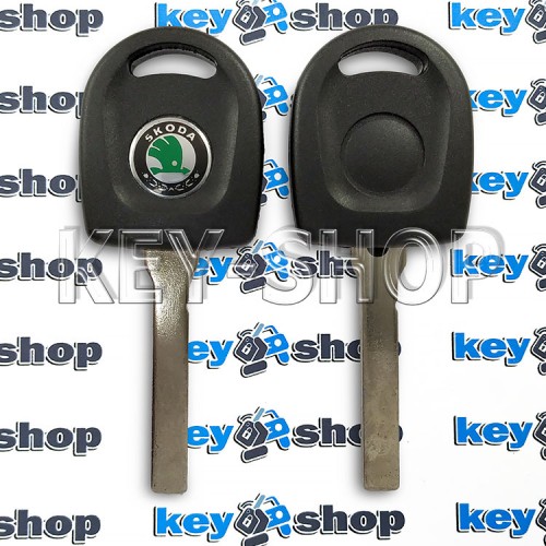 Корпус авто ключа под чип для SKODA (шкода) , лезвие HU162