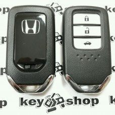 Оригинальный смарт ключ Honda (Хонда) 3 кнопки, чип ID46/433Mhz (PCF7945)