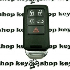 Оригинальный смарт ключ для Volvo (Вольво) 5 кнопок, чип id46 / 433MHz (keyless-go)