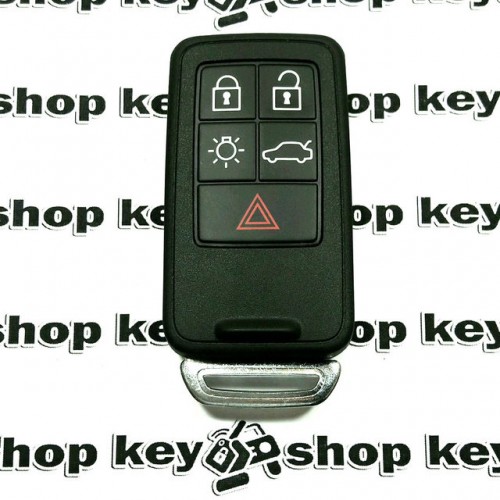 Оригинальный смарт ключ для Volvo (Вольво) 5 кнопок, чип id46 / 433MHz (keyless-go)