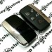 Смарт ключ для Jaguar (Ягуар) 4+1 кнопки, 433MHz, с чипом id49 (PCF7953)
