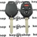 Ключ для SUBARU Impreza, Crosstek, Ascent (Субару, Импреза, Кросстек, Аскент) 3 + 1 кнопки, (H-chip) ID8A, CWTB1G077, 433 Mhz