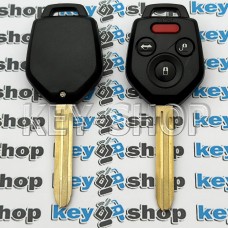 Ключ для SUBARU OUTBACK LEGACY 3 + 1 кнопки, chip 4D60 / 433 Mhz, лезвие TOY43R (FCC ID : CWTWBU766) 