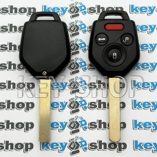 Ключ для SUBARU OUTBACK LEGACY 3 + 1 кнопки, chip 4D60 / 433 Mhz, лезвие DAT17 (FCC ID : CWTWBU766) 