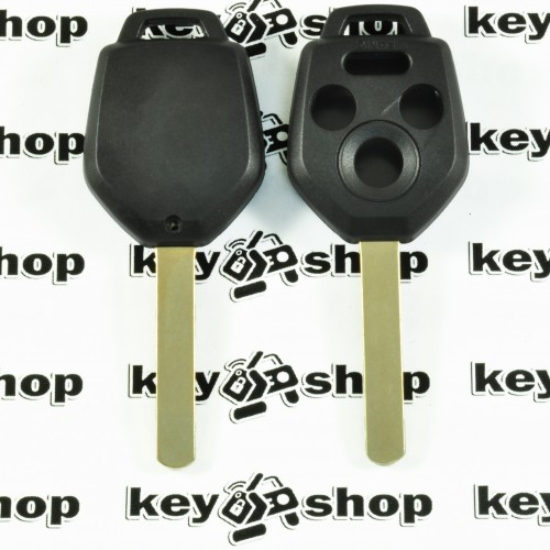 Корпус ключа для Subaru (Субару) 3+1 кнопки, лезвие DAT17