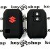 Чехол (черный, силиконовый) для смарт ключа Suzuki (Сузуки) 2 кнопки