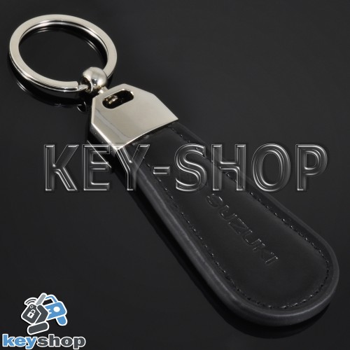 Кожаный брелок для авто ключей Сузуки (Suzuki)