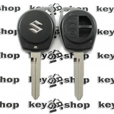 Корпус автоключа Suzuki (Сузуки), под большой блочок, лезвие SZ11 - 2 кнопки