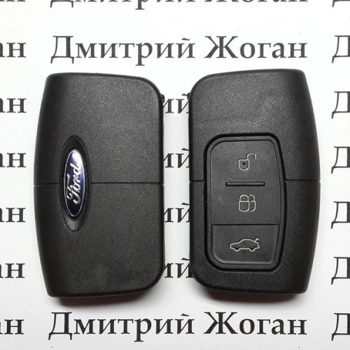 Корпус смарт ключа для Ford (Форд),3 кнопки с лезвием